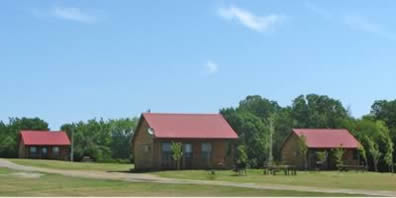 three cabins